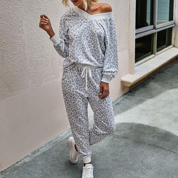tracksuits hoodies long sleeve womenpant leopard print casual sports suits wives jogging suit ladies ropa de mujer, White
tracksuits hoodies long sleeve womenpant leopard print casual sports suits wives jogging suit ladies ropa de mujer, White