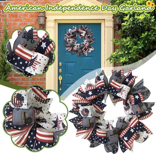 decorative flowers & wreaths wreath patriotic independence day decoration for usa home garland hanging ornaments
decorative flowers & wreaths wreath patriotic independence day decoration for usa home garland hanging ornaments