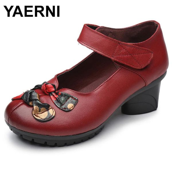 dress shoes yaerni spring summer women pumps retro natural genuine leather thick heels casual round toe bowtie mother e472, Black
dress shoes yaerni spring summer women pumps retro natural genuine leather thick heels casual round toe bowtie mother e472, Black