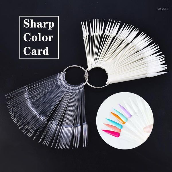 50pc false nail art display practice acrylic uv gel polish tool manicure tips nature clear fan finger full sharp color card1, Red;gold
50pc false nail art display practice acrylic uv gel polish tool manicure tips nature clear fan finger full sharp color card1, Red;gold