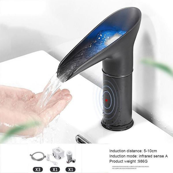 bathroom sink faucets led waterfall sensor faucet touchless motion activated automatic cold mixed tap
bathroom sink faucets led waterfall sensor faucet touchless motion activated automatic cold mixed tap