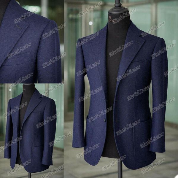 men's suits & blazers trajes de hombre navy blue formal suit jackets tweed thick wool blends single breasted coat custom made outwear b, White;black
men's suits & blazers trajes de hombre navy blue formal suit jackets tweed thick wool blends single breasted coat custom made outwear b, White;black