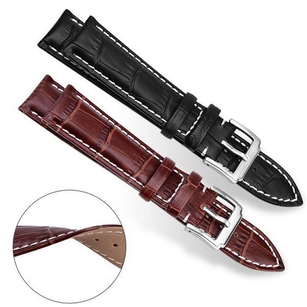 watch bands durable genuine leather band strap with stainless steel buckle 16mm 18mm 20mm 22mm watchband black brown white string
watch bands durable genuine leather band strap with stainless steel buckle 16mm 18mm 20mm 22mm watchband black brown white string