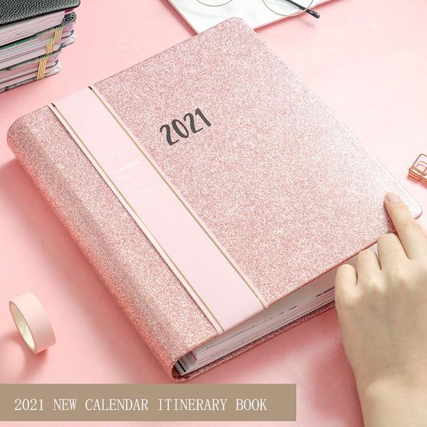 notepads 2021 b5 simple fashion thickening all english business student general calendar itinerary notebook office supplies, Purple;pink
notepads 2021 b5 simple fashion thickening all english business student general calendar itinerary notebook office supplies, Purple;pink