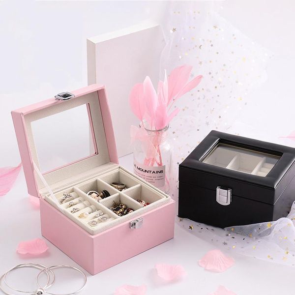 large capacity jewelry box exquisite women makeup packaging display case earrings necklace bracelet container accessories storage boxes & bi
large capacity jewelry box exquisite women makeup packaging display case earrings necklace bracelet container accessories storage boxes & bi