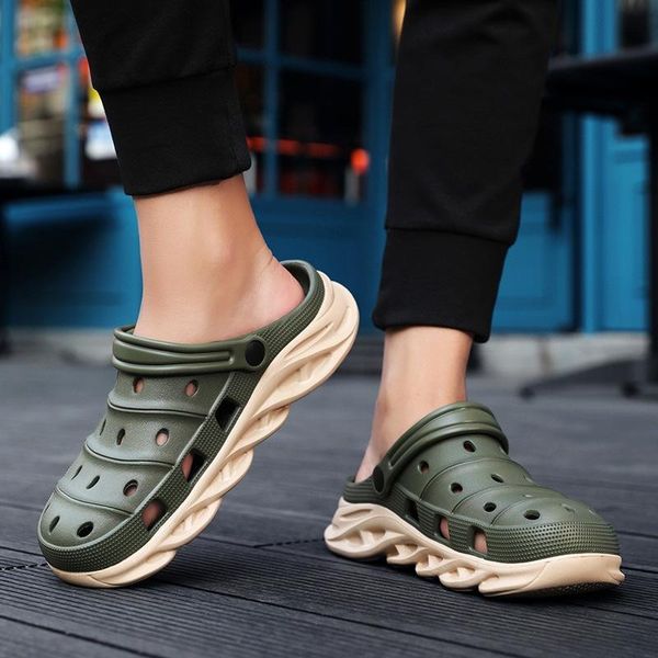 sandals 2021 arrival lightweight beach wading hole shoes summer men crock flat mans sandalias, Black
sandals 2021 arrival lightweight beach wading hole shoes summer men crock flat mans sandalias, Black