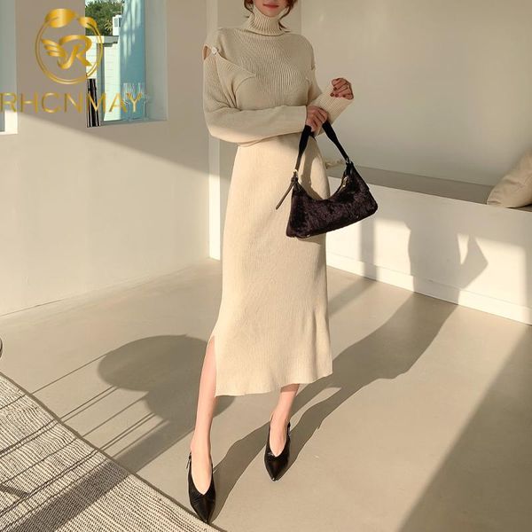 casual dresses 2021 winter high collar full sleeve long knit dress female vestidos shoulder leakage women sweater, Black;gray
casual dresses 2021 winter high collar full sleeve long knit dress female vestidos shoulder leakage women sweater, Black;gray