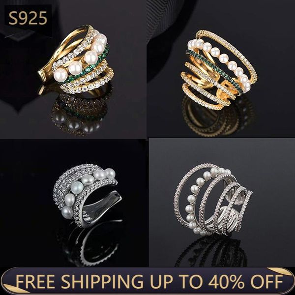 stud 925 sterling silver earring inlaid crystal diamond ear clip multi turn pearl hollow out monaco jewelry, Golden;silver
stud 925 sterling silver earring inlaid crystal diamond ear clip multi turn pearl hollow out monaco jewelry, Golden;silver