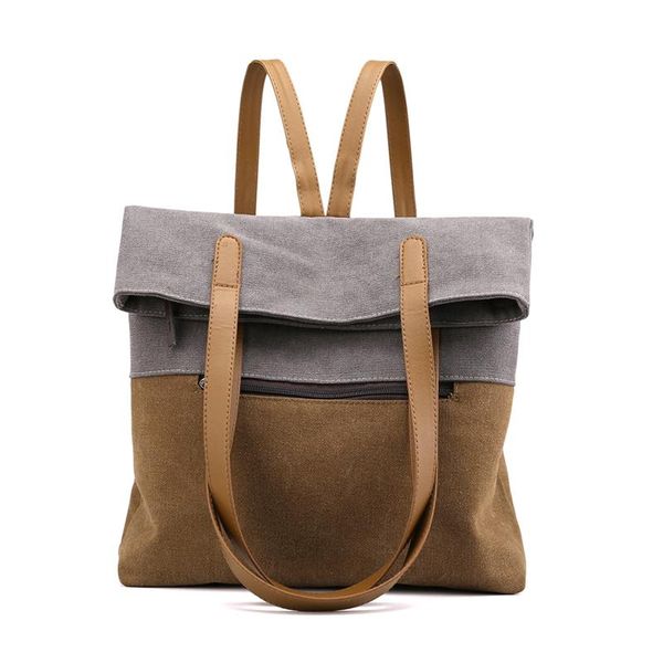 duffel bags women canvas backpack school shoulder bag for woman 2021 rucksacks female travel lady designer shopper bookbags