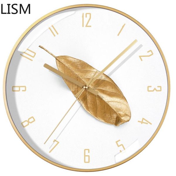 wall clocks nordic light luxury golden leaf ultra-quiet clock living room fashion simple bedroom horloge mural
wall clocks nordic light luxury golden leaf ultra-quiet clock living room fashion simple bedroom horloge mural