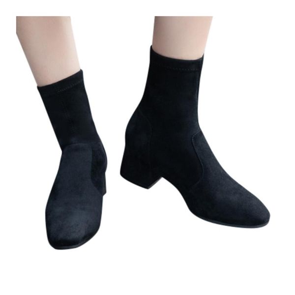 boots sagace fashion winter casual elastic slip on women short booties shoes ladies party ugly, Black
boots sagace fashion winter casual elastic slip on women short booties shoes ladies party ugly, Black