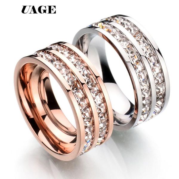 wedding rings uage concise zircon stainless steel material rose gold color ring never fade jewelry, Slivery;golden
wedding rings uage concise zircon stainless steel material rose gold color ring never fade jewelry, Slivery;golden