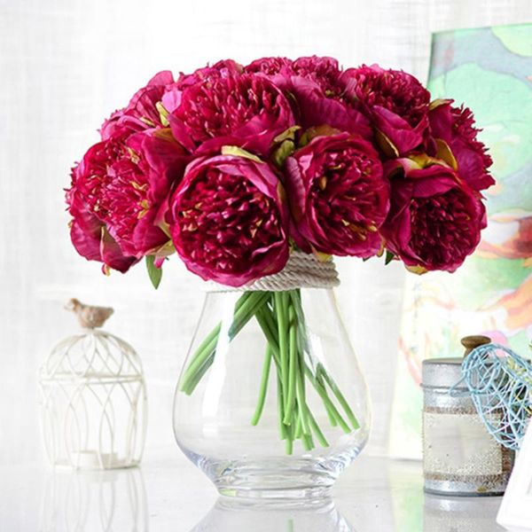 decorative flowers & wreaths 5 heads artificial peony home fake for wedding valentine's day supplies garden decoration plant
decorative flowers & wreaths 5 heads artificial peony home fake for wedding valentine's day supplies garden decoration plant