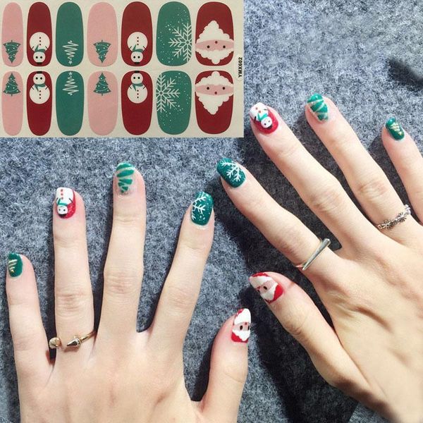 14pcs/sheet chrietmas nail sticker snowflake decals elks decoration candy accesoires snowman art decorations1, Black
14pcs/sheet chrietmas nail sticker snowflake decals elks decoration candy accesoires snowman art decorations1, Black