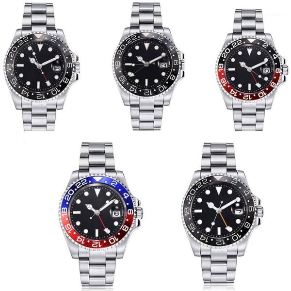 wristwatches black gmt 40mm automatic men watch steel bezel brushed oyster strap sapphire glass screwdown crown, Slivery;brown
wristwatches black gmt 40mm automatic men watch steel bezel brushed oyster strap sapphire glass screwdown crown, Slivery;brown