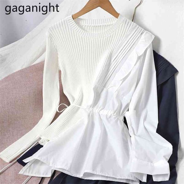patchwork ruffles women blouse spring autumn solid slim ol shirts fashion girls blusas drop 210601, White
patchwork ruffles women blouse spring autumn solid slim ol shirts fashion girls blusas drop 210601, White