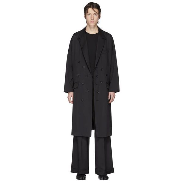 men's trench coats autumn and winter stage wind clothing small number of designers buckle in the long windbreaker coat, Tan;black
men's trench coats autumn and winter stage wind clothing small number of designers buckle in the long windbreaker coat, Tan;black