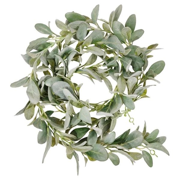 decorative flowers & wreaths artificial flocked lambs ear garland - 2meter soft faux vine greenery and leaves for farmhouse mantel decor
decorative flowers & wreaths artificial flocked lambs ear garland - 2meter soft faux vine greenery and leaves for farmhouse mantel decor