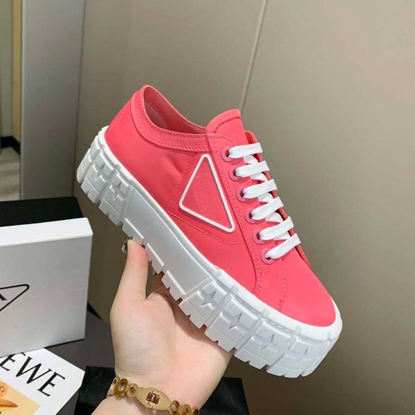 luxury women sneakers designer shoes lnspired by motorcycle wheels a nylon gabardine sneaker has thick rubber sole ariangular logo adorns th, Black
luxury women sneakers designer shoes lnspired by motorcycle wheels a nylon gabardine sneaker has thick rubber sole ariangular logo adorns th, Black