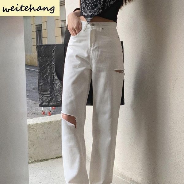 women's jeans summer style high waist slimming hole wide leg pants female korean version loose white straight mopping trousers, Blue
women's jeans summer style high waist slimming hole wide leg pants female korean version loose white straight mopping trousers, Blue