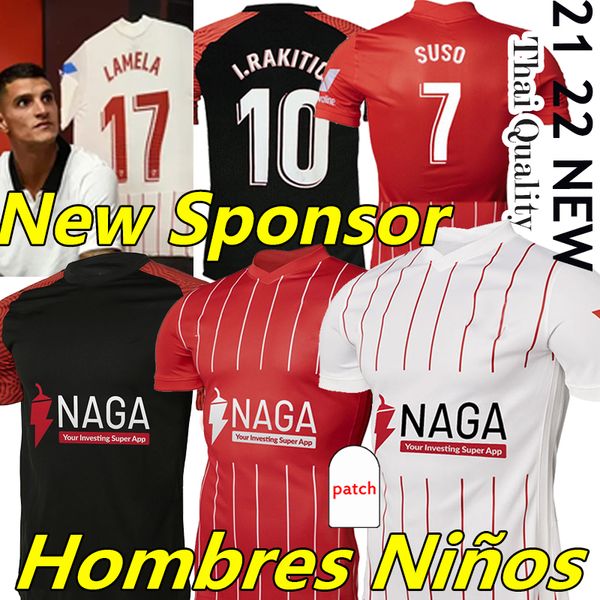 21/22 sevilla soccer jerseys lamela papu gomez i.rakitic .ocampos de jong j.navas suso munir y.en-nesyri j.kounde 2021 2022 new sponsor men, Black;yellow
21/22 sevilla soccer jerseys lamela papu gomez i.rakitic .ocampos de jong j.navas suso munir y.en-nesyri j.kounde 2021 2022 new sponsor men, Black;yellow