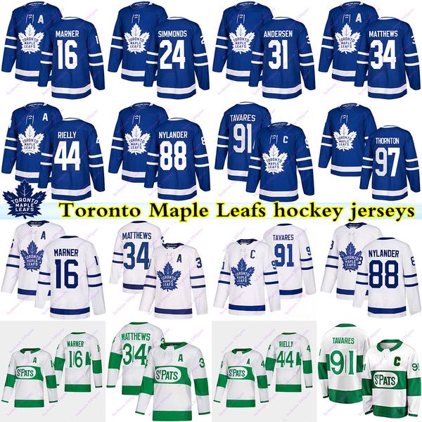 toronto hockey jersey 34 auston matthew 91 john tavares 16 mitch marner 97 thornton 24 simmonds 88 nylander 44 rielly jerseys, Black;red
toronto hockey jersey 34 auston matthew 91 john tavares 16 mitch marner 97 thornton 24 simmonds 88 nylander 44 rielly jerseys, Black;red
