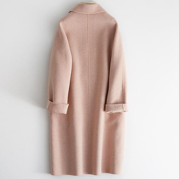 women's wool & blends double side real coat female jacket 2021 witner women woolen coats and jackets korean outwear my3801, Black
women's wool & blends double side real coat female jacket 2021 witner women woolen coats and jackets korean outwear my3801, Black