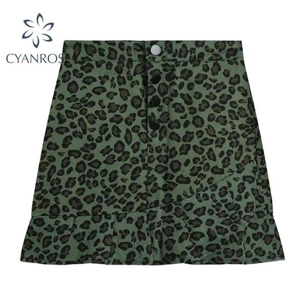 streetwear leopard printed crop denim skirt women summer high waist ruffles a-line casual harajuku y2k mini skirts lady 210515, Black
streetwear leopard printed crop denim skirt women summer high waist ruffles a-line casual harajuku y2k mini skirts lady 210515, Black