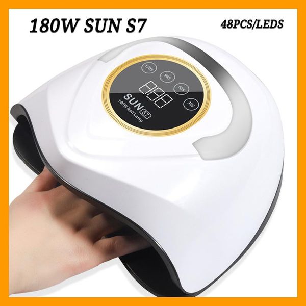 nail dryers 180w sun s7 uv manicure machine 48/led ice lamp for drying gel oil 30s/60s/99s/120s timer auto induction
nail dryers 180w sun s7 uv manicure machine 48/led ice lamp for drying gel oil 30s/60s/99s/120s timer auto induction