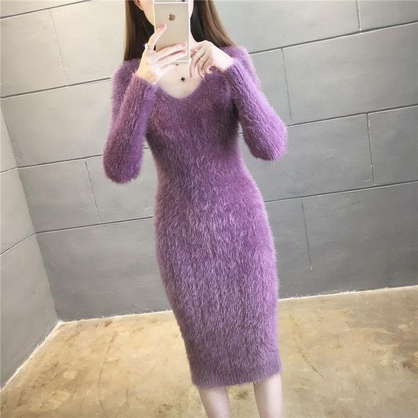 casual dresses women 2021 spring autumn pullover sweater dress female imitation mink velvet knitted ladies vestidos x363, Black;gray
casual dresses women 2021 spring autumn pullover sweater dress female imitation mink velvet knitted ladies vestidos x363, Black;gray