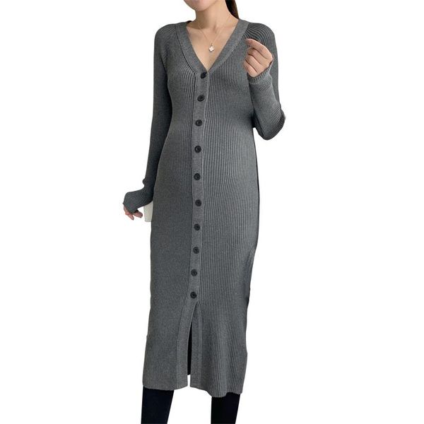 maternity dresses v neck clothes women knit dress long sleeve pregnant sweater breastfeeding knited nursing button, White
maternity dresses v neck clothes women knit dress long sleeve pregnant sweater breastfeeding knited nursing button, White