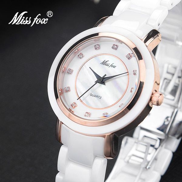 wristwatches relogio feminino ceramic ladies watch fashion brand casual quartz clock classic design women's 2021, Slivery;brown
wristwatches relogio feminino ceramic ladies watch fashion brand casual quartz clock classic design women's 2021, Slivery;brown