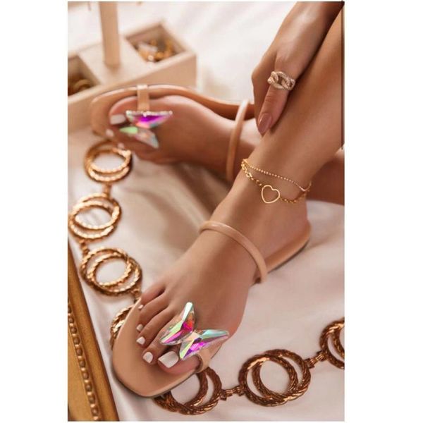 style slippers european and american fashion butterfly outer wear casual flip-flop flat summer women's sandals, Black
style slippers european and american fashion butterfly outer wear casual flip-flop flat summer women's sandals, Black