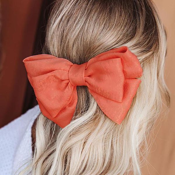 solid hair bow hairpins for woman headwear 3 layers bowknot clips satin barrettes accessories, Slivery;white
solid hair bow hairpins for woman headwear 3 layers bowknot clips satin barrettes accessories, Slivery;white