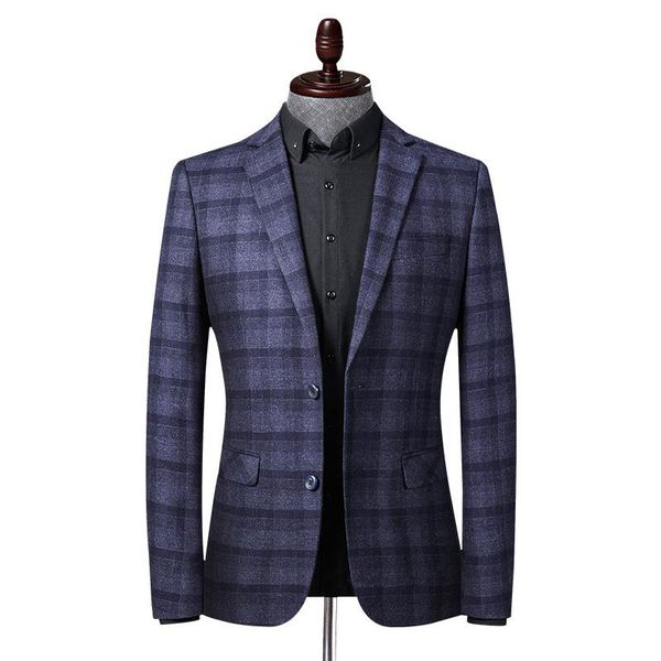 men's suits & blazers arrival fashion light luxury suit jacket spring autumn men youth casual single breasted plaid plus size, White;black
men's suits & blazers arrival fashion light luxury suit jacket spring autumn men youth casual single breasted plaid plus size, White;black
