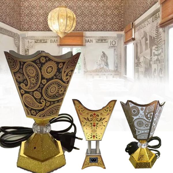 incense burner arabian islamic style mini electric bakhoor square pearl metal home fragrance lamps
incense burner arabian islamic style mini electric bakhoor square pearl metal home fragrance lamps