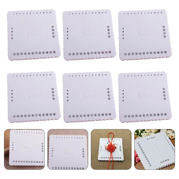 6pcs beading cord disc diy bracelet braiding loom square weaving boards sewing notions & tools, Black
6pcs beading cord disc diy bracelet braiding loom square weaving boards sewing notions & tools, Black