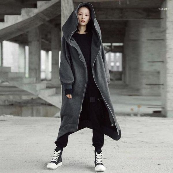 women's hoodies & sweatshirts plus size women autumn winter fashion trend punk retro charming cool solid color zip hooded sweatshirt lo, Black
women's hoodies & sweatshirts plus size women autumn winter fashion trend punk retro charming cool solid color zip hooded sweatshirt lo, Black