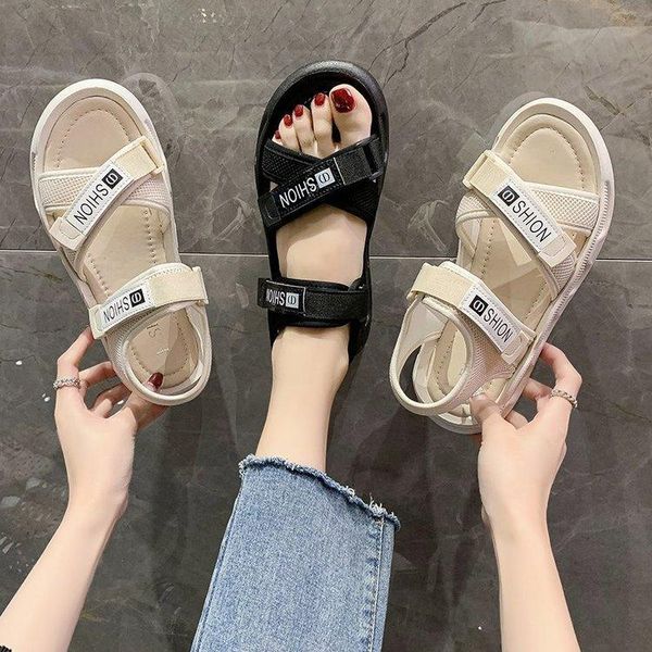 sandals flats platform for women 2021 summer school girls sports beach shoes open toe zapatos para mujer, Black
sandals flats platform for women 2021 summer school girls sports beach shoes open toe zapatos para mujer, Black