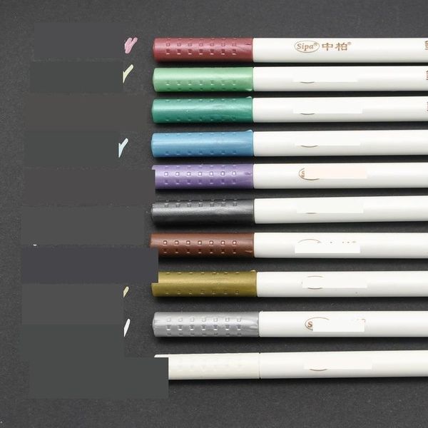 jp3 zhongbai sm209 metal painting s diy marking marking penpen paint marker 10 color stationery album diy graffiti black, Black;red
jp3 zhongbai sm209 metal painting s diy marking marking penpen paint marker 10 color stationery album diy graffiti black, Black;red