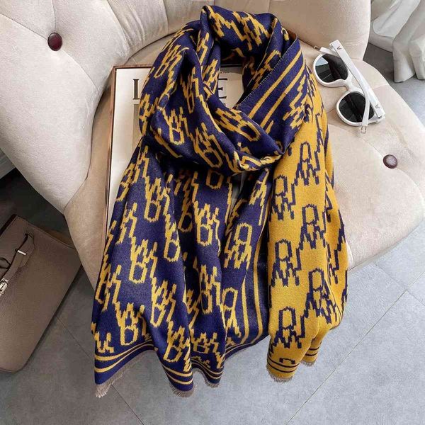 new letter imitation cashmere and scarf female sunshade shawl thickened warm fashion trendy scarf, Blue;gray
new letter imitation cashmere and scarf female sunshade shawl thickened warm fashion trendy scarf, Blue;gray