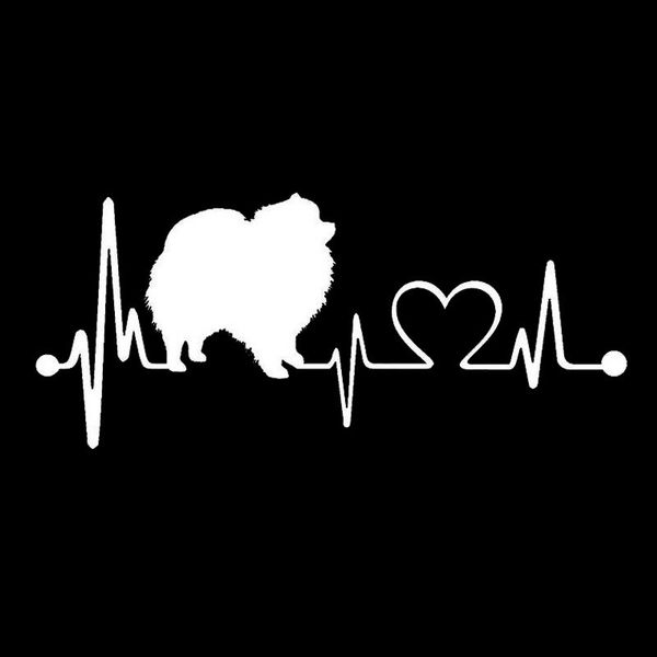 17.8*7.6cm pomeranian heartbeat dog car stickers reflective vinyl decal car styling bumper decoration black
17.8*7.6cm pomeranian heartbeat dog car stickers reflective vinyl decal car styling bumper decoration black