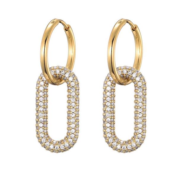hoop & huggie lovbeafas round stainless steel earrings zirconia gold color copper oval rectangle for women 2021 pendientes, Golden;silver
hoop & huggie lovbeafas round stainless steel earrings zirconia gold color copper oval rectangle for women 2021 pendientes, Golden;silver