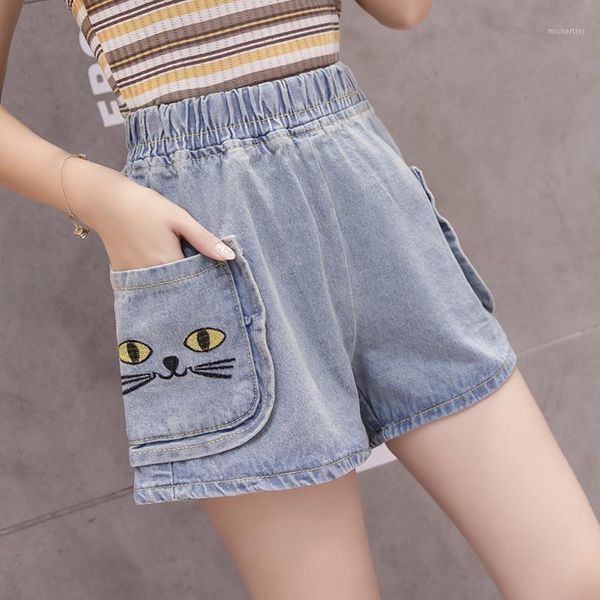 summer mori girl embroidery cat jeans woman pocket wide leg high waist shorts plus size s-5xl yy493 women's, Blue
summer mori girl embroidery cat jeans woman pocket wide leg high waist shorts plus size s-5xl yy493 women's, Blue