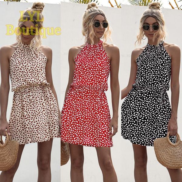 casual dresses sleeveless women's dress summer o fashion neck tunic mini bohemia print beach ladies vestidos, Black;gray
casual dresses sleeveless women's dress summer o fashion neck tunic mini bohemia print beach ladies vestidos, Black;gray