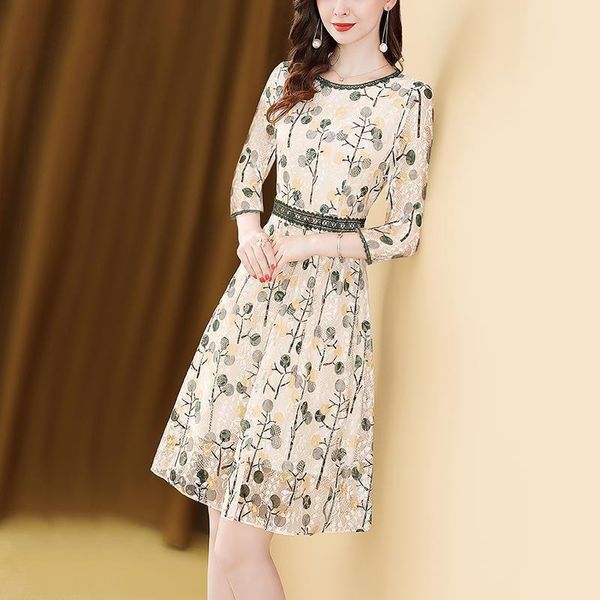 casual dresses summer 2021 female clothing fashion 3/4 sleeve hollow lace printed dress women plus size party vestidos y910, Black;gray
casual dresses summer 2021 female clothing fashion 3/4 sleeve hollow lace printed dress women plus size party vestidos y910, Black;gray