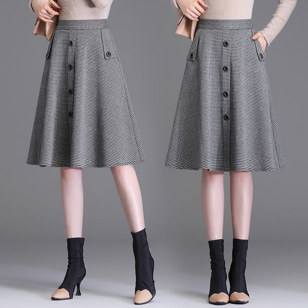 skirts checkered for women in autumn and winter 2021 high waist medium length hip covering thin umbrella ffy skirt a-line, Black
skirts checkered for women in autumn and winter 2021 high waist medium length hip covering thin umbrella ffy skirt a-line, Black