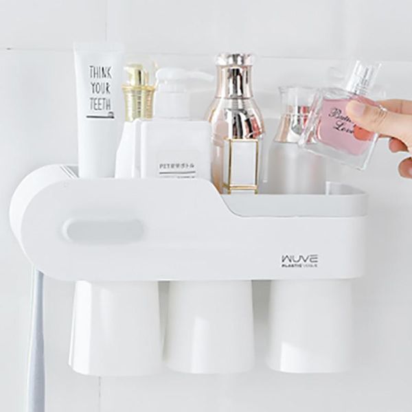 toothbrush holders dust-proof holder magnetic attraction storage box with hooks punch-bathroom accessories
toothbrush holders dust-proof holder magnetic attraction storage box with hooks punch-bathroom accessories