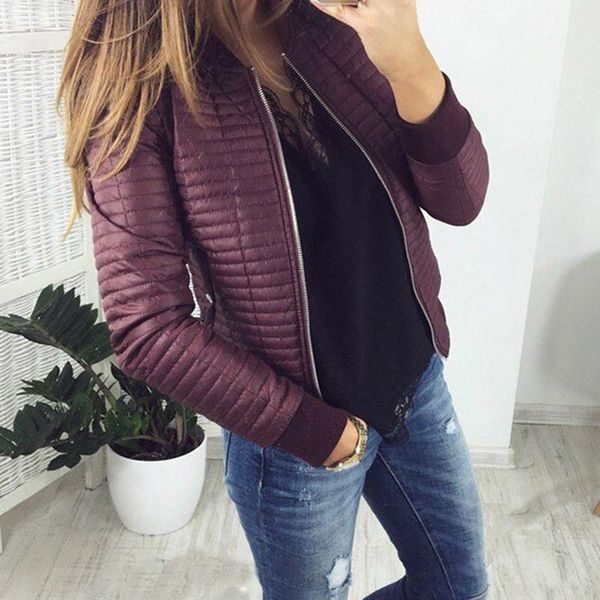 women jacket winter plus size 3xl-4xl zipper solid color short coat csuasl ladies pocket o neck keep warm kackets women's jackets, Black;brown
women jacket winter plus size 3xl-4xl zipper solid color short coat csuasl ladies pocket o neck keep warm kackets women's jackets, Black;brown