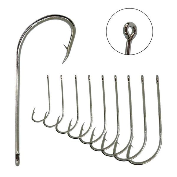 fishing hooks 10/20-pieces sea 8#-10/0# stainless steel barbed fishhook single circle lure hook saltwater carp
fishing hooks 10/20-pieces sea 8#-10/0# stainless steel barbed fishhook single circle lure hook saltwater carp